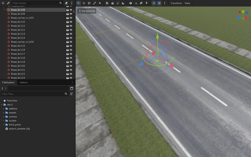 From Unity assets to a baked Godot neighborhood